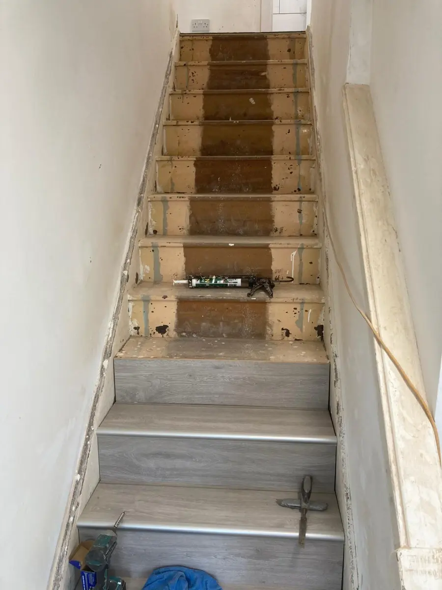 Staircase before renovation